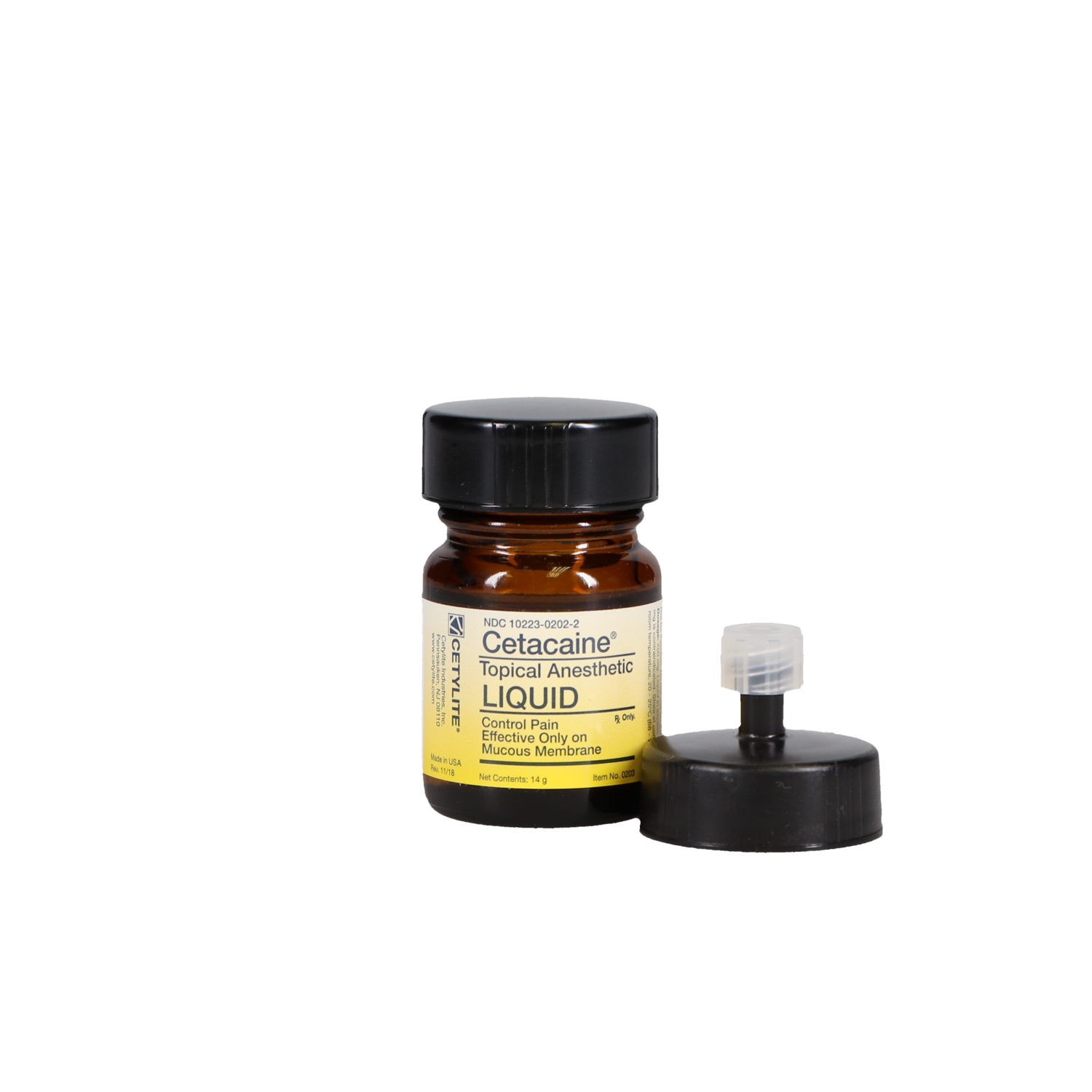 Cetacaine Topical Anesthetic Liquid, 14 g/Bt Refill, Banana, 1/Pk