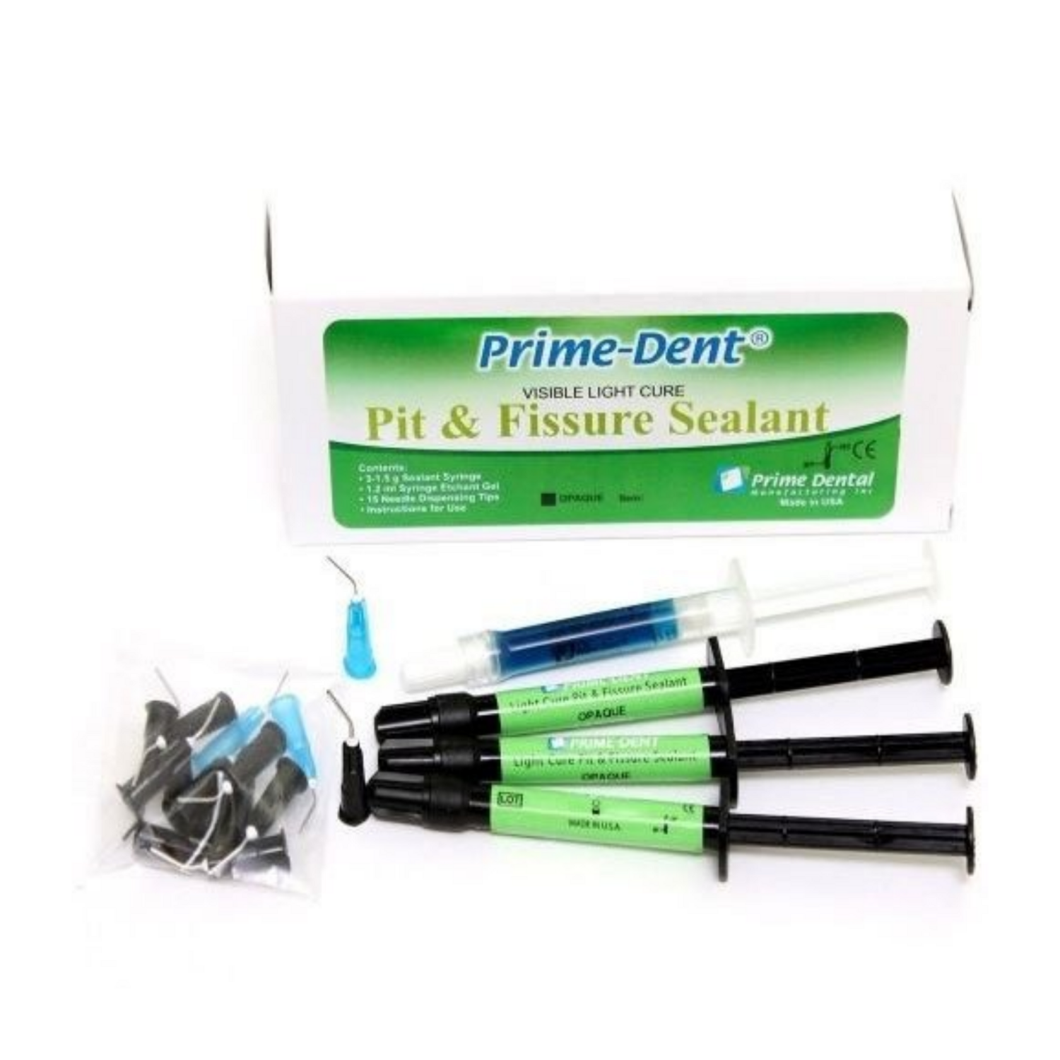 VLC Pit And Fissure Sealant Syringe Kit, Opaque, 1/Pk