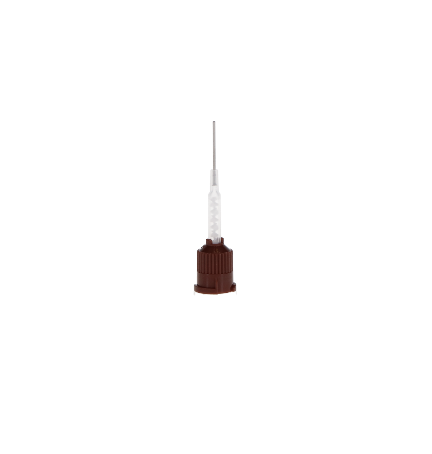 Activa Automix Needle Tips, with Bendable Metal Cannula, 20 Ga, Brown/Clear, 50/Pk, A50N1