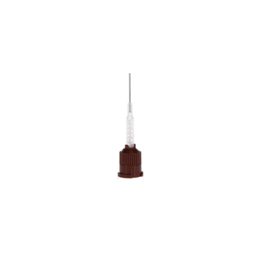 Activa Automix Needle Tips, with Bendable Metal Cannula, 20 Ga, Brown/Clear, 50/Pk, A50N1