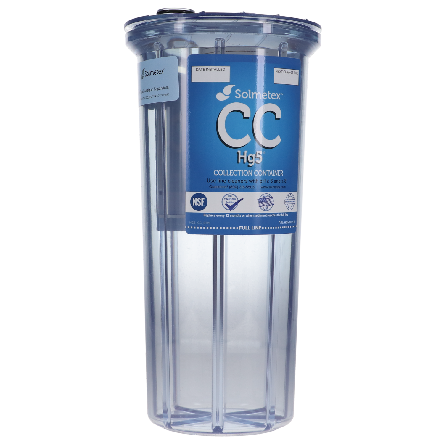 Replacement Collection Container for Hg5 Legacy Amalgam Separator, HG5-002I