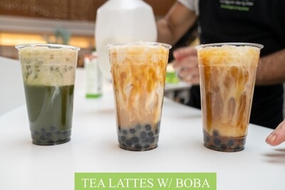 Tapioca Boba Tea Latte