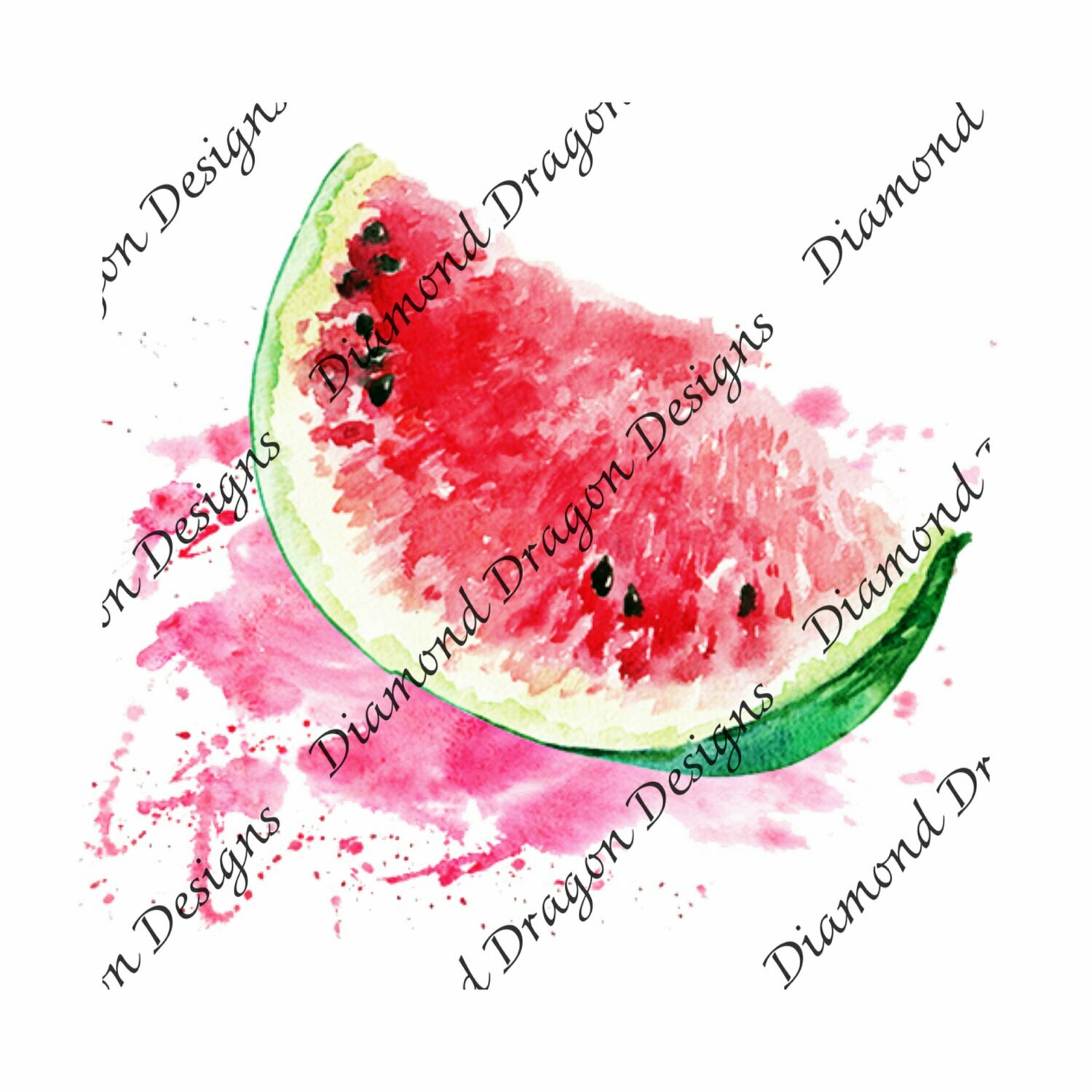 Watermelon - Summer time, Watermelon Slice, Watercolor, Digital Image