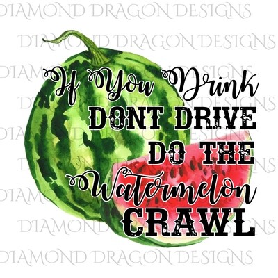 Watermelon - If You Drink Don't Drive, Do the Watermelon Crawl, Waterslide