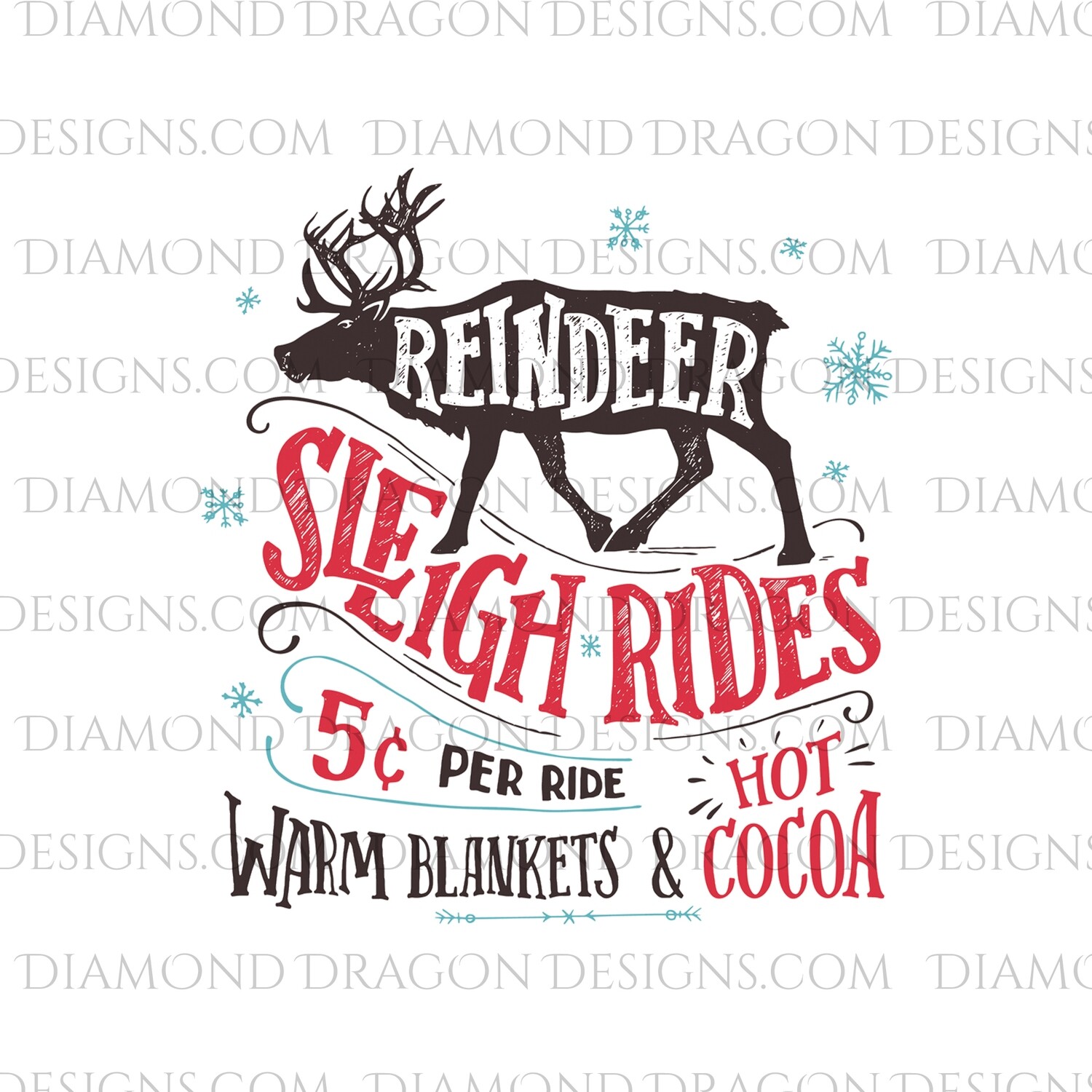 Christmas - Reindeer Sleigh Rides, Waterslide