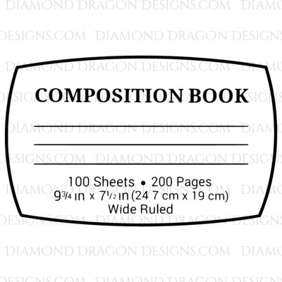 Teachers - Composition Book - WHITE STICKER!