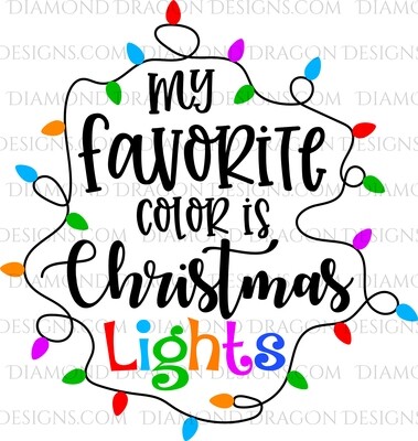 Christmas -  My Favorite Color is Christmas Lights, Waterslide