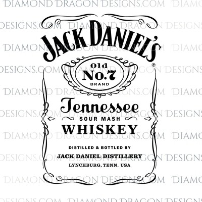 Alcohol - Jack D Logo, Waterslide