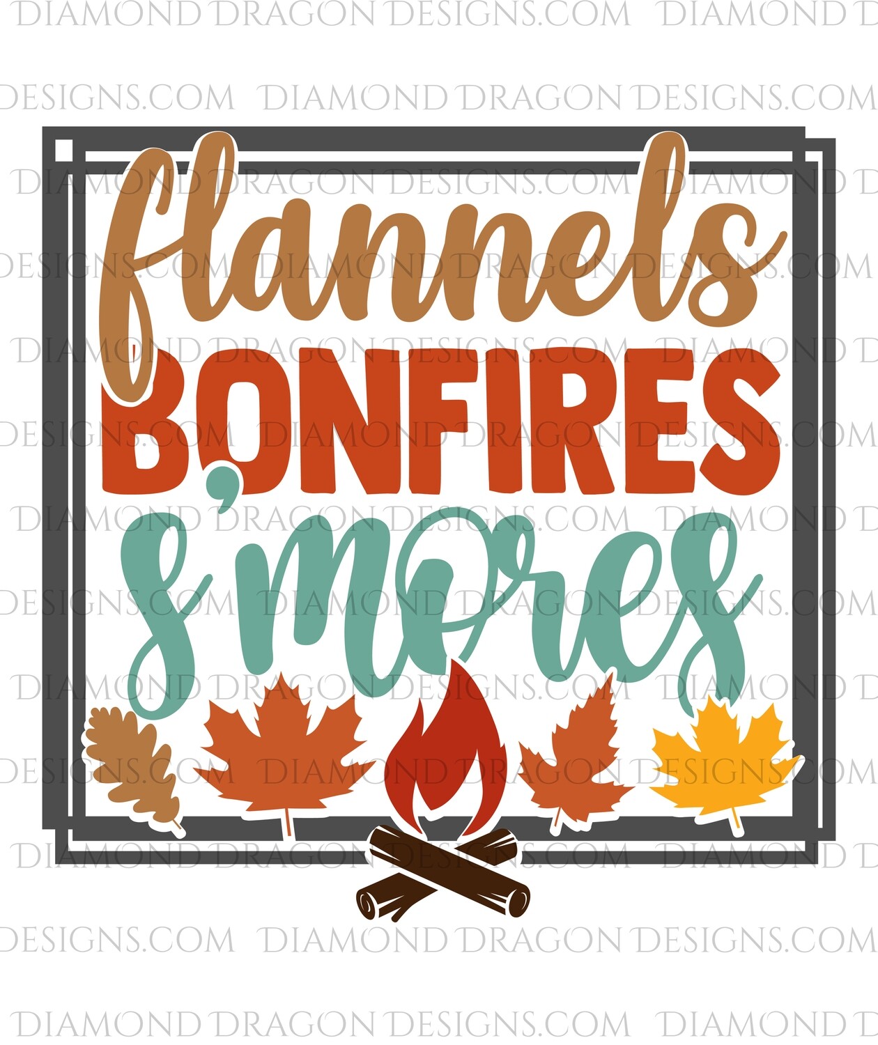 Fall -  Flannels, Bonfires, S'mores Waterslide
