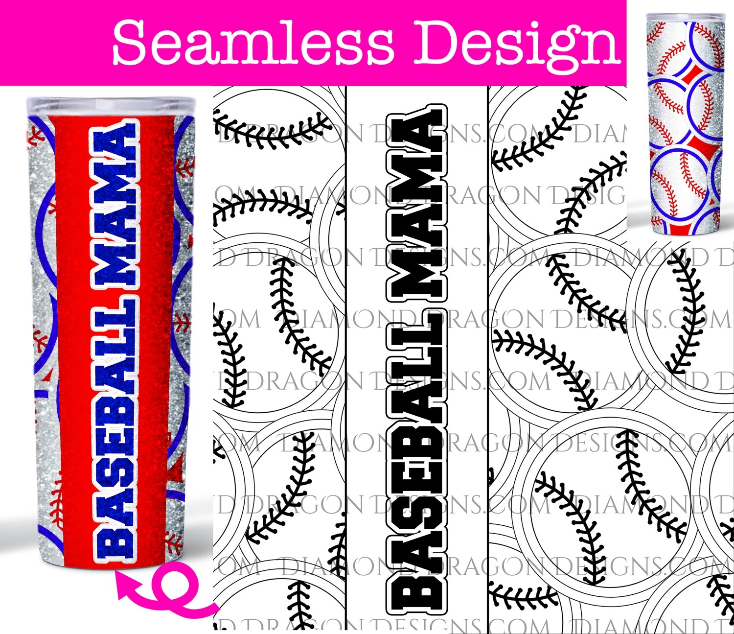 Tumbler Wrap File - Burst - Baseball Mama, Burst Template, Burst Stencil, Burst Template Design