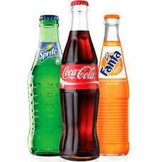 Coke, Sprite, Fanta Glass