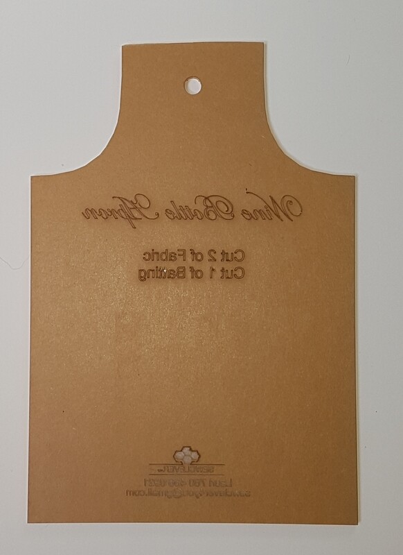 Rectangle Wine Bottle Apron