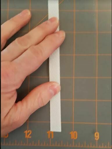 White Plastic Strips