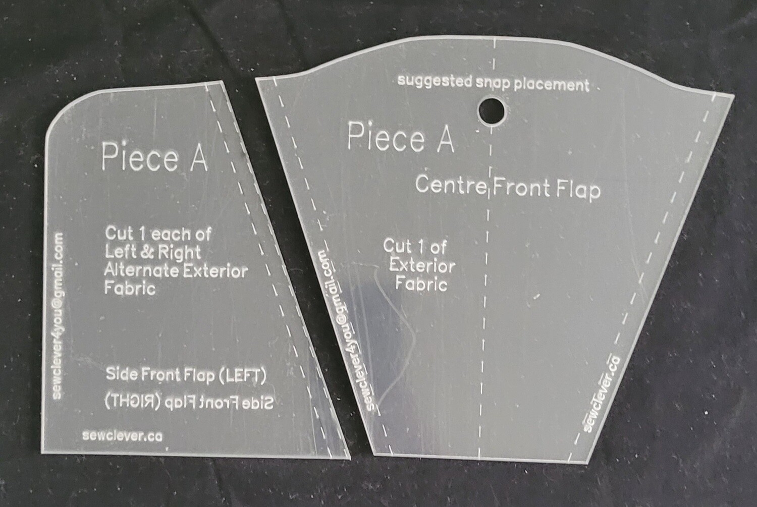 Piece A - 2 Piece Split Flap Set 125%