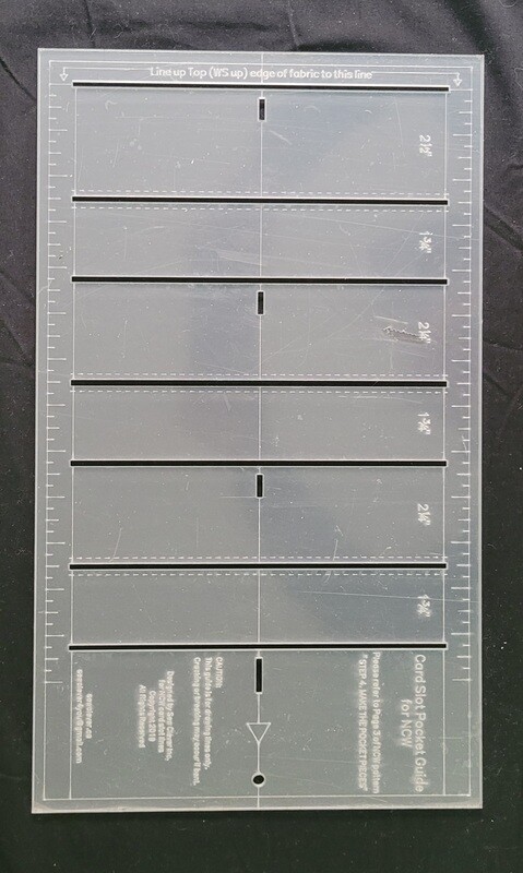 Sew Clever&#39;s Original Card Slot Guide 125%