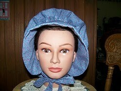 Ladies Adult Prairie Bonnet pdf Sewing Pattern with Instant Download e-file and tutorial