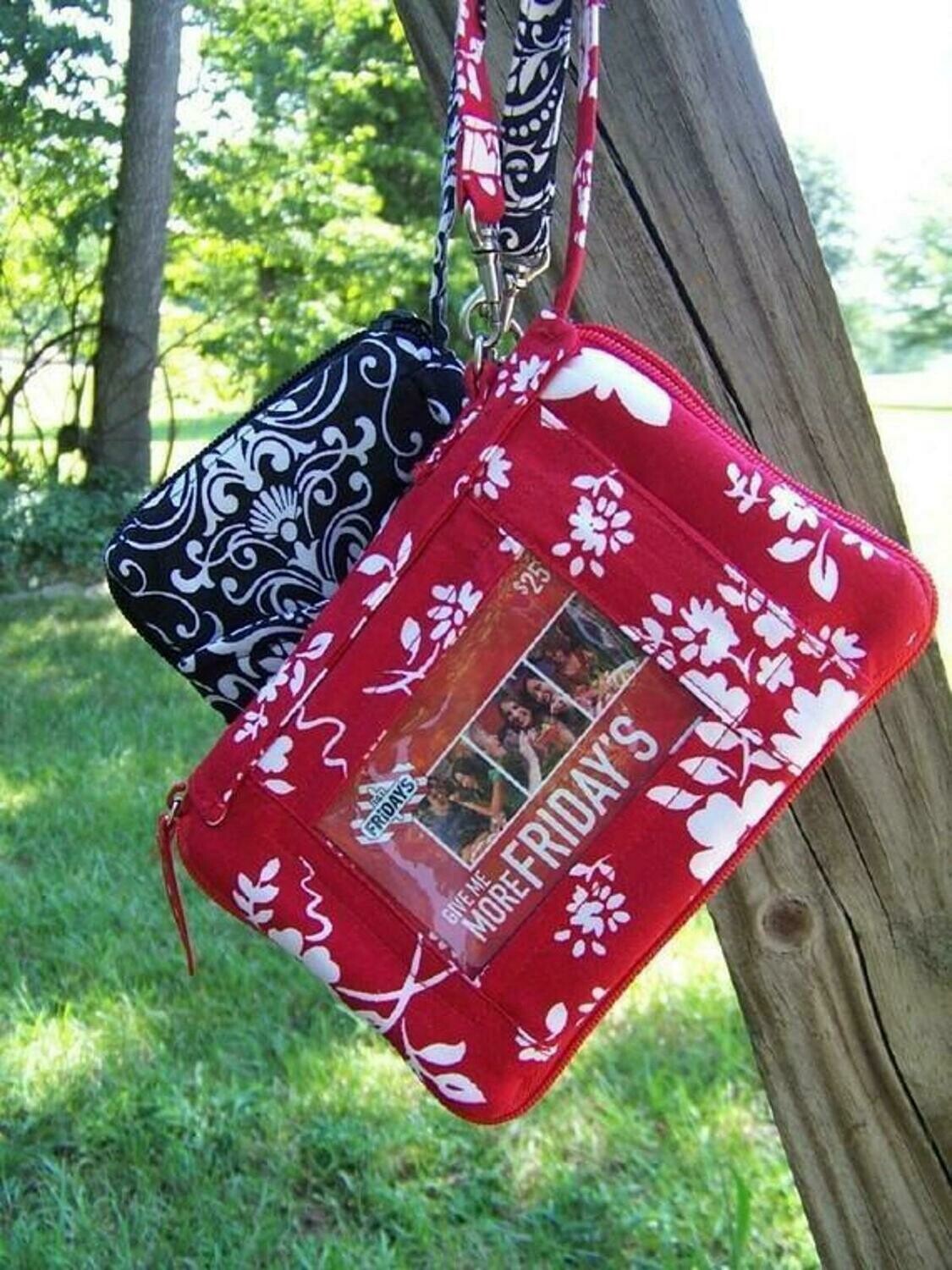 Wristlet all in one pdf pattern ipod Cell Phone Check Book with e-file Instant Download