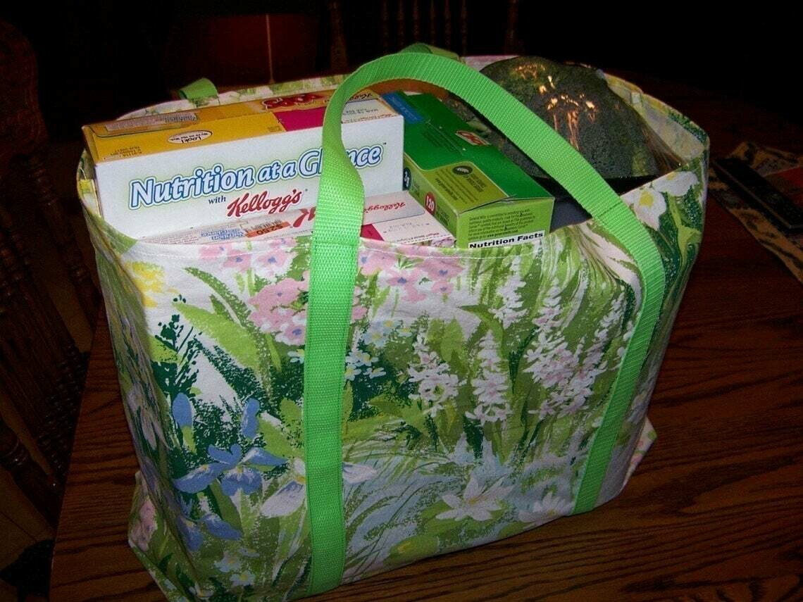 Beach Bag or Shopping Bag pdf Pattern Tutorial Easy Great for beginners with Immediate download e-file