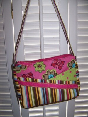 Child's Zip Purse-easy sewing pdf pattern and Tutorial with Instant Download e-file