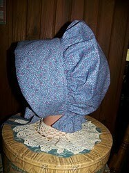 Baby Prairie Bonnet sizes 7 to 11 years pdf pattern and tutorial with e-file Instant Download