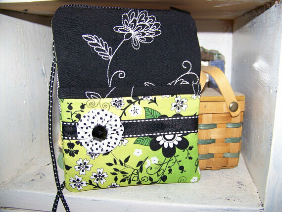 Smart Phone or Passport case or small sling purse pdf sewing pattern with Tutorial