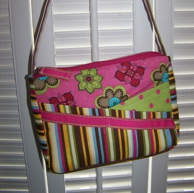 Child&#39;s Zip Purse-easy sewing pdf pattern and Tutorial with Instant Download e-file