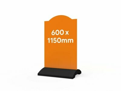 Werbeaufsteller, 600 x 1150 mm