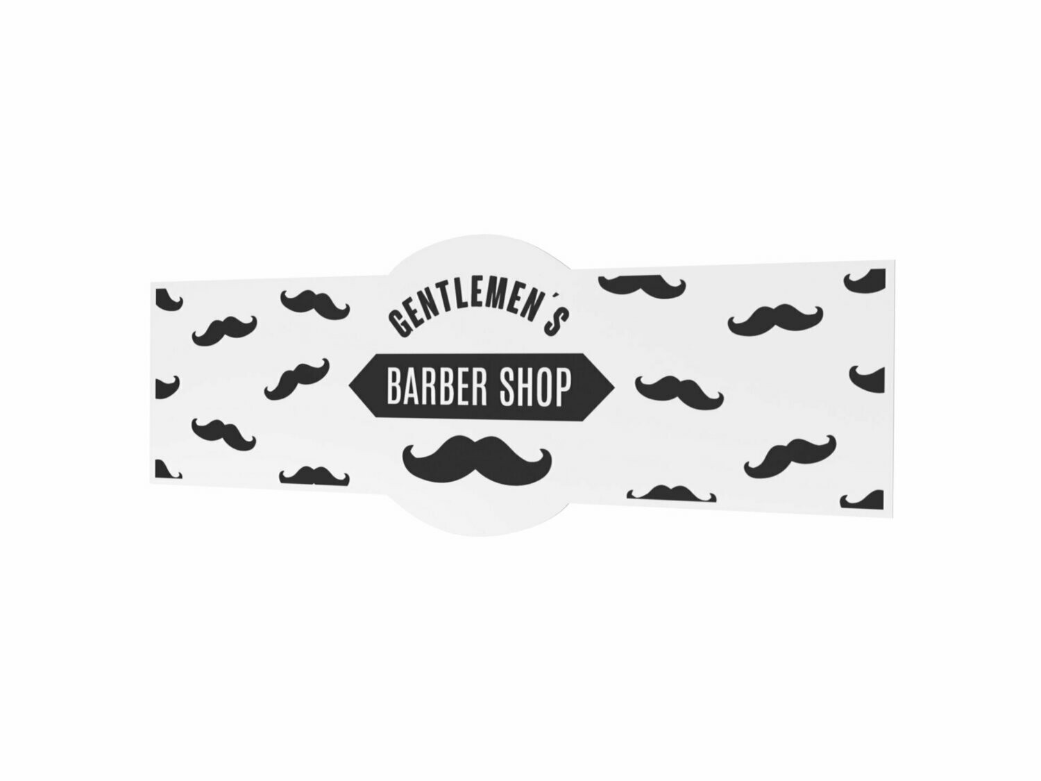 Werbeaufkleber, Barbershop, 1600 x 600 mm