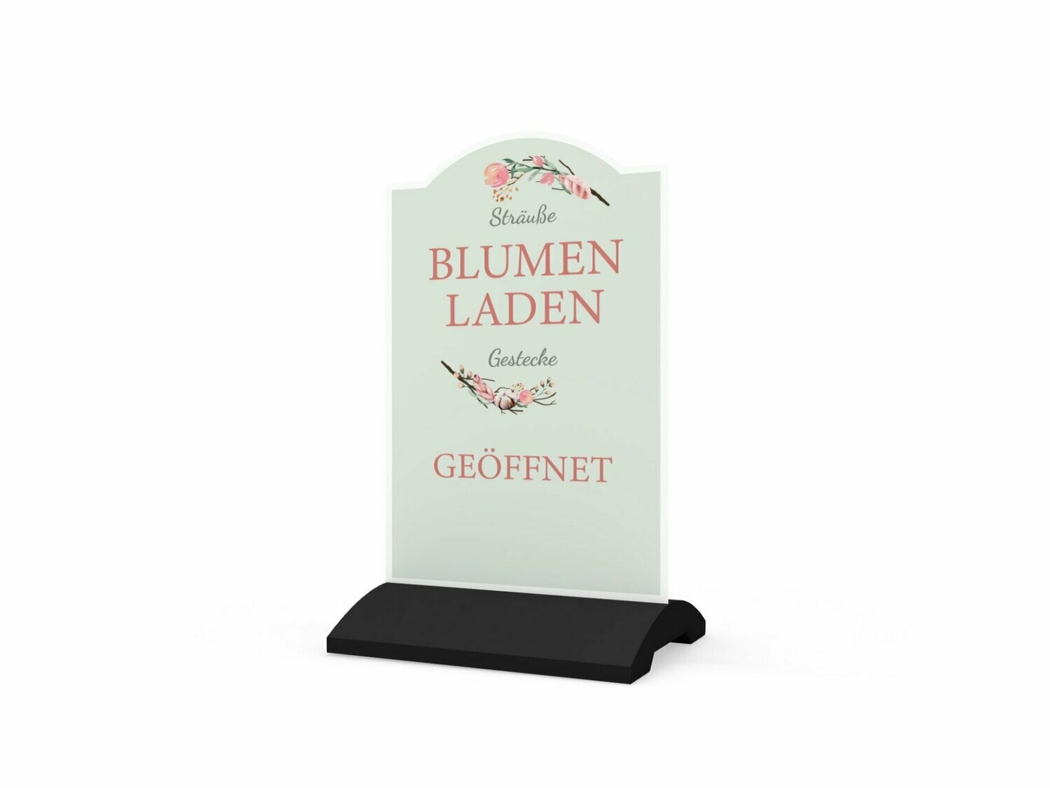 Werbeaufsteller, Blumenladen, 600 x 1150 mm