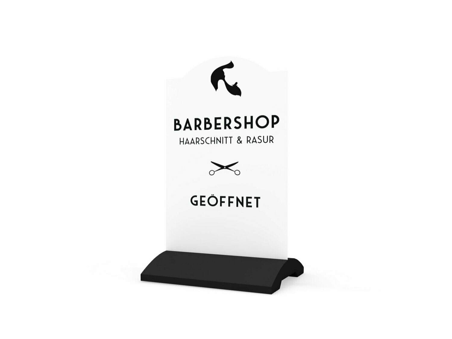 Werbeaufsteller, Barbershop, 600 x 1150 mm