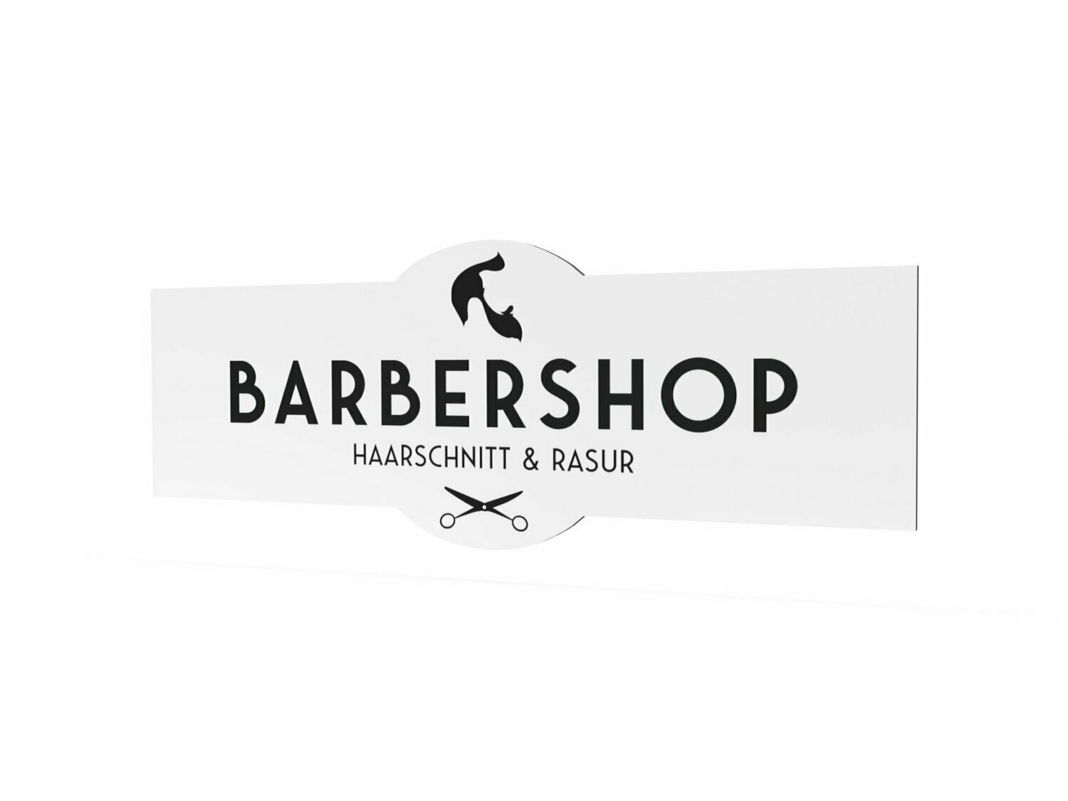 Werbeschild, Barbershop, 1600 x 600 mm