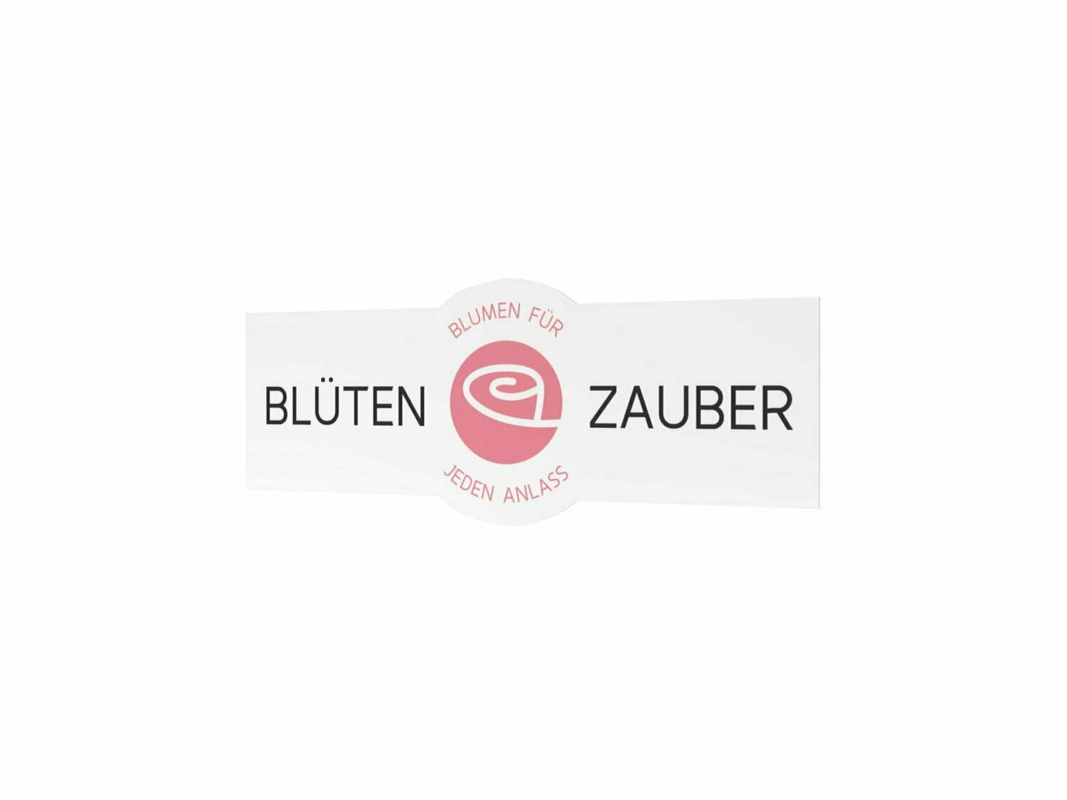 Werbeaufkleber, Blüten Zauber, 1200 x 475 mm