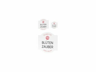 Werbeaufkleber, Blüten Zauber, 3er Set Werbeaufkleber, Blüten Zauber, 3er Set