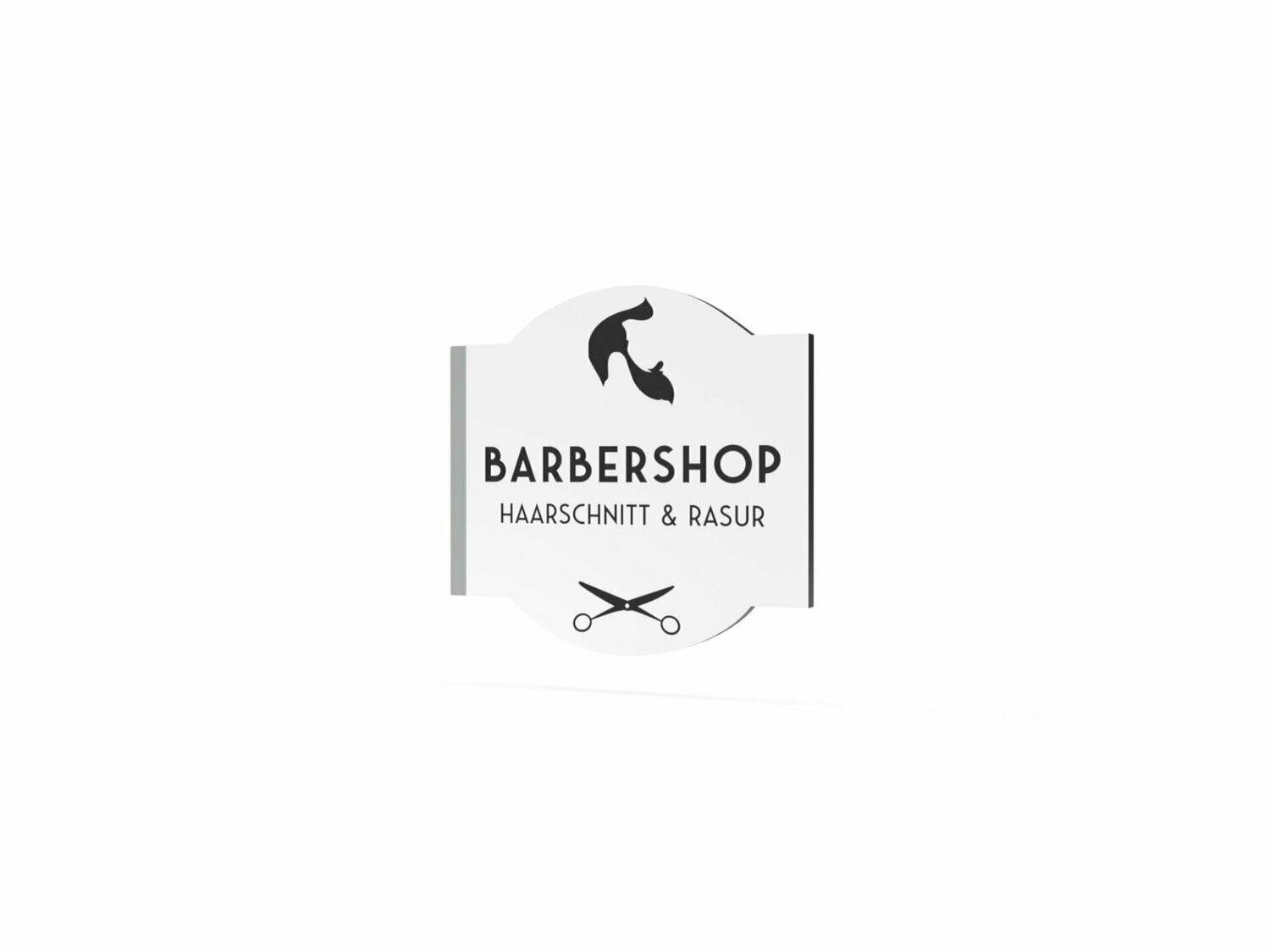 Werbeausleger, Barbershop, 630 x 600 mm