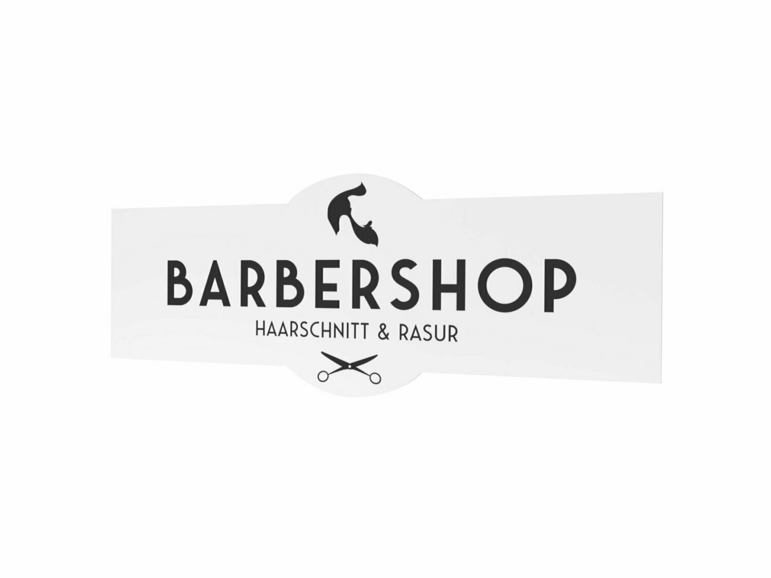 Werbeaufkleber, Barbershop, 1600 x 600 mm
