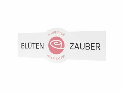 Werbeaufkleber, Blüten Zauber, 1600 x 600 mm Werbeaufkleber, Blüten Zauber, 1600 x 600 mm