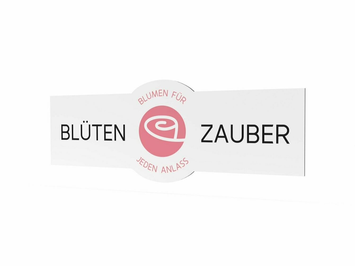 Werbeschild, Blüten Zauber, 1600 x 600 mm