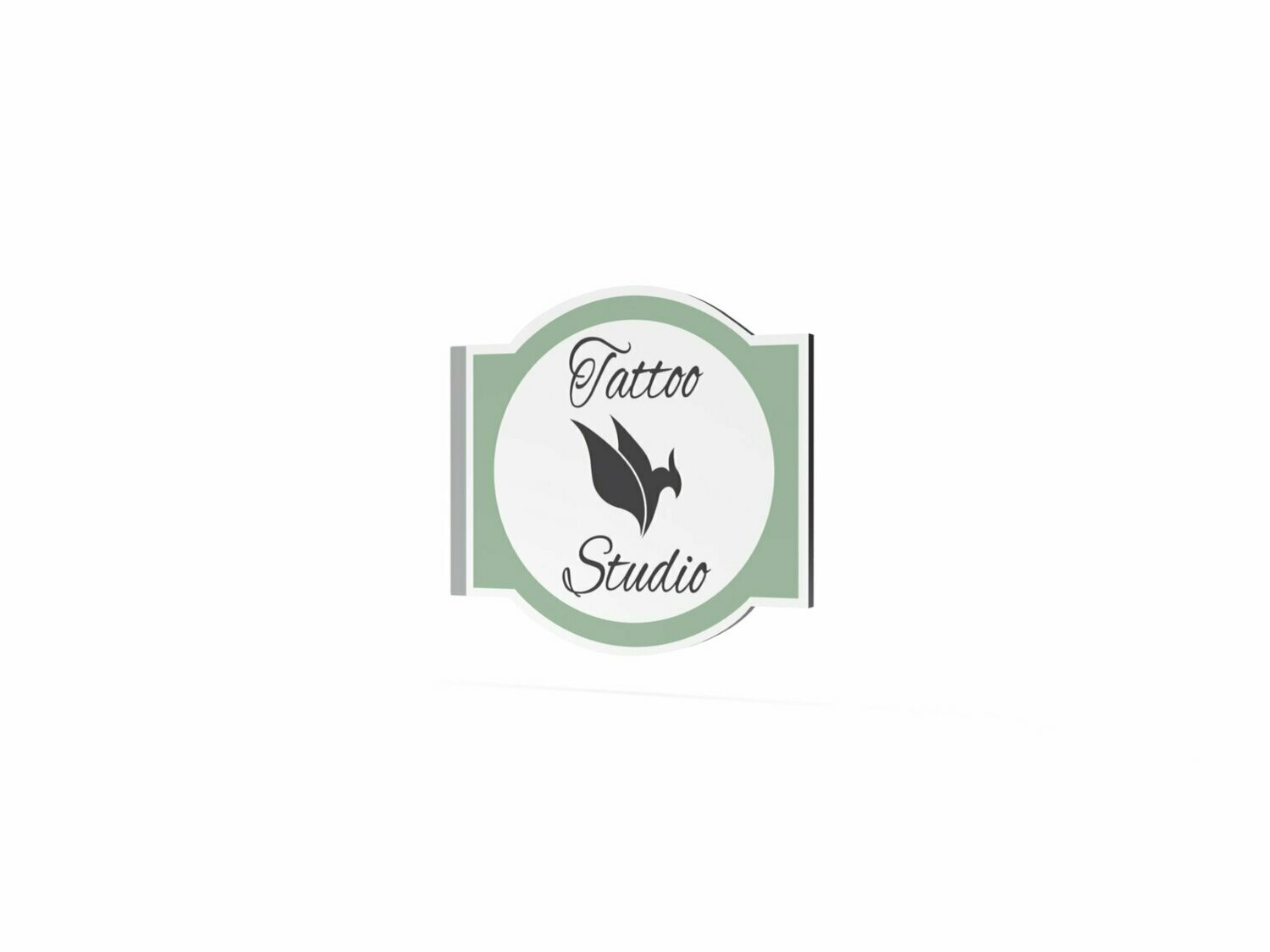 Werbeausleger, Tattoo Studio, 630 x 600 mm