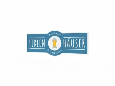 Werbeaufkleber, Ferienhäuser, 1200 x 475 mm Werbeaufkleber, Ferienhäuser, 1200 x 475 mm