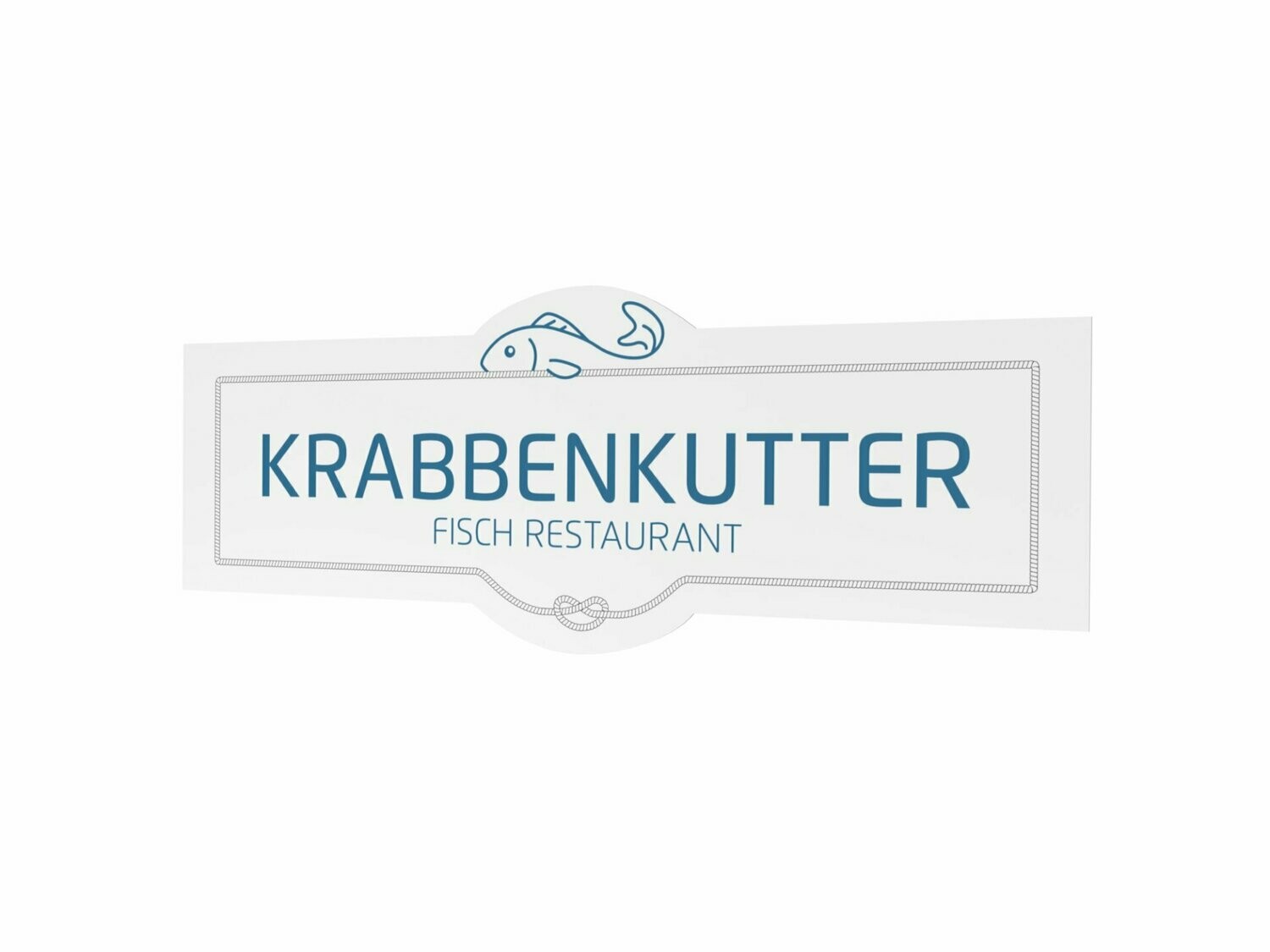 Werbeaufkleber, Krabbenkutter, 1600 x 600 mm