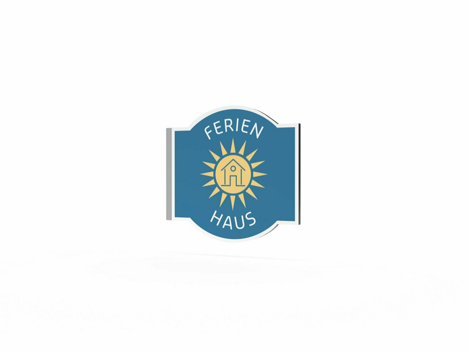 Werbeausleger, Ferienhaus, 630 x 600 mm