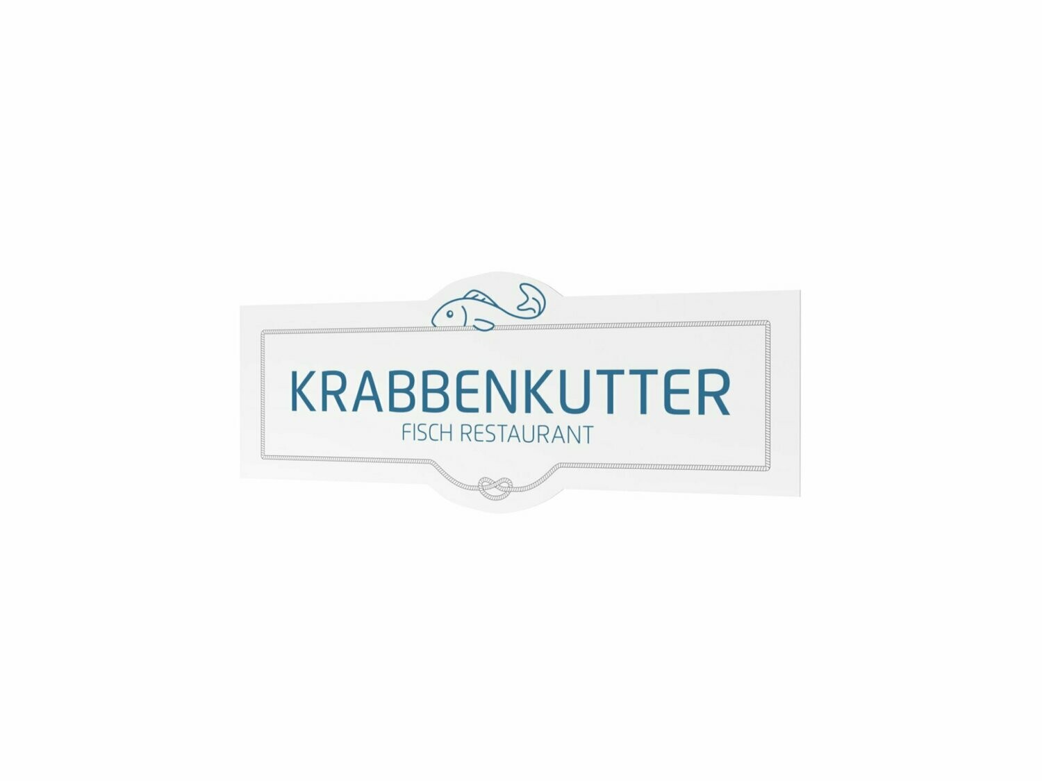 Werbeaufkleber, Krabbenkutter, 1200 x 475 mm