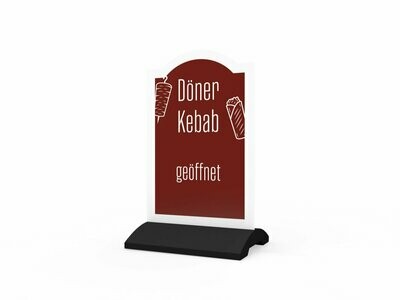 Werbeaufsteller, Döner Kebab, 600 x 1150 mm Werbeaufsteller, Döner Kebab, 600 x 1150 mm