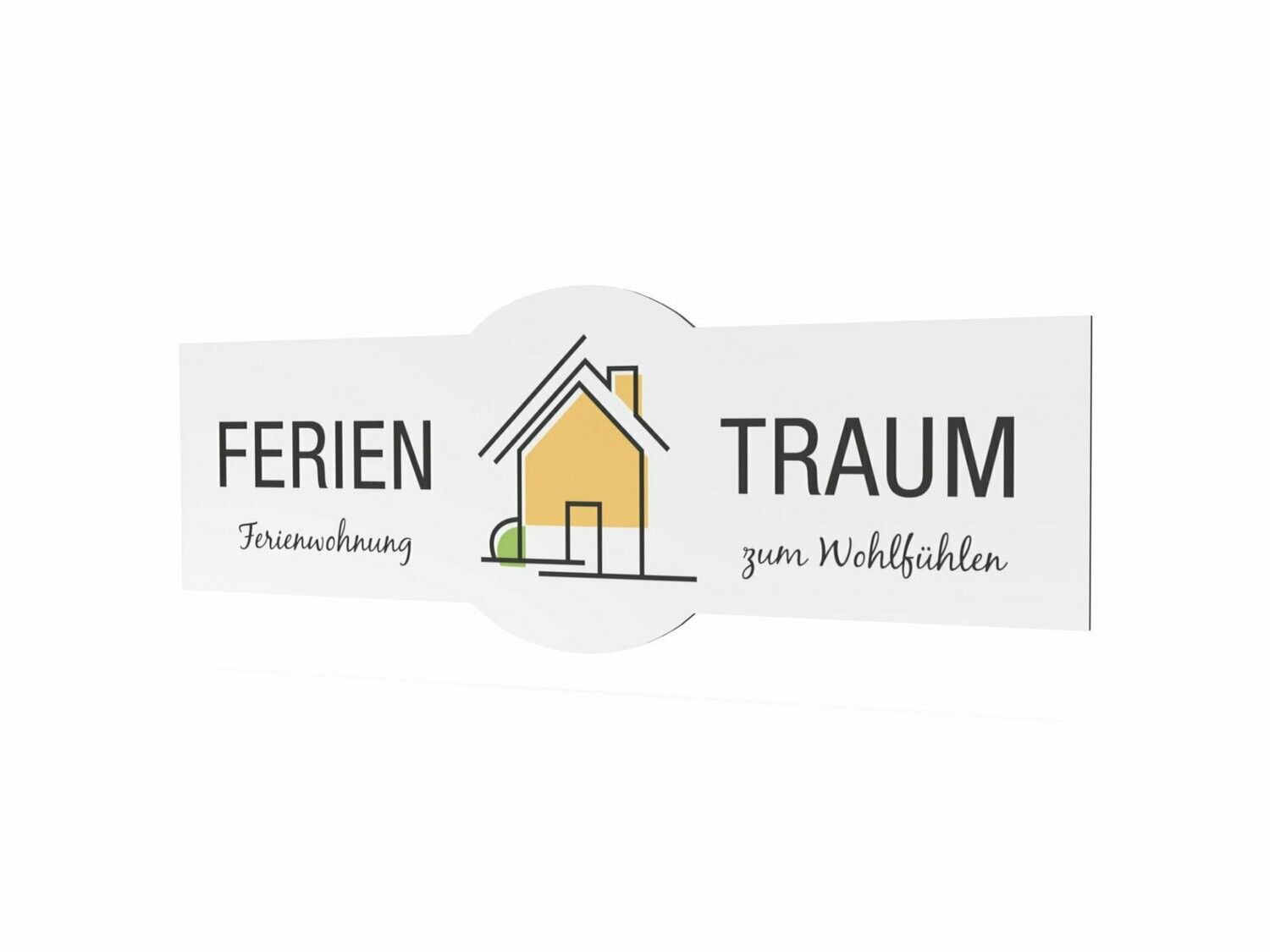 Werbeschild, Ferientraum, 1600 x 600 mm