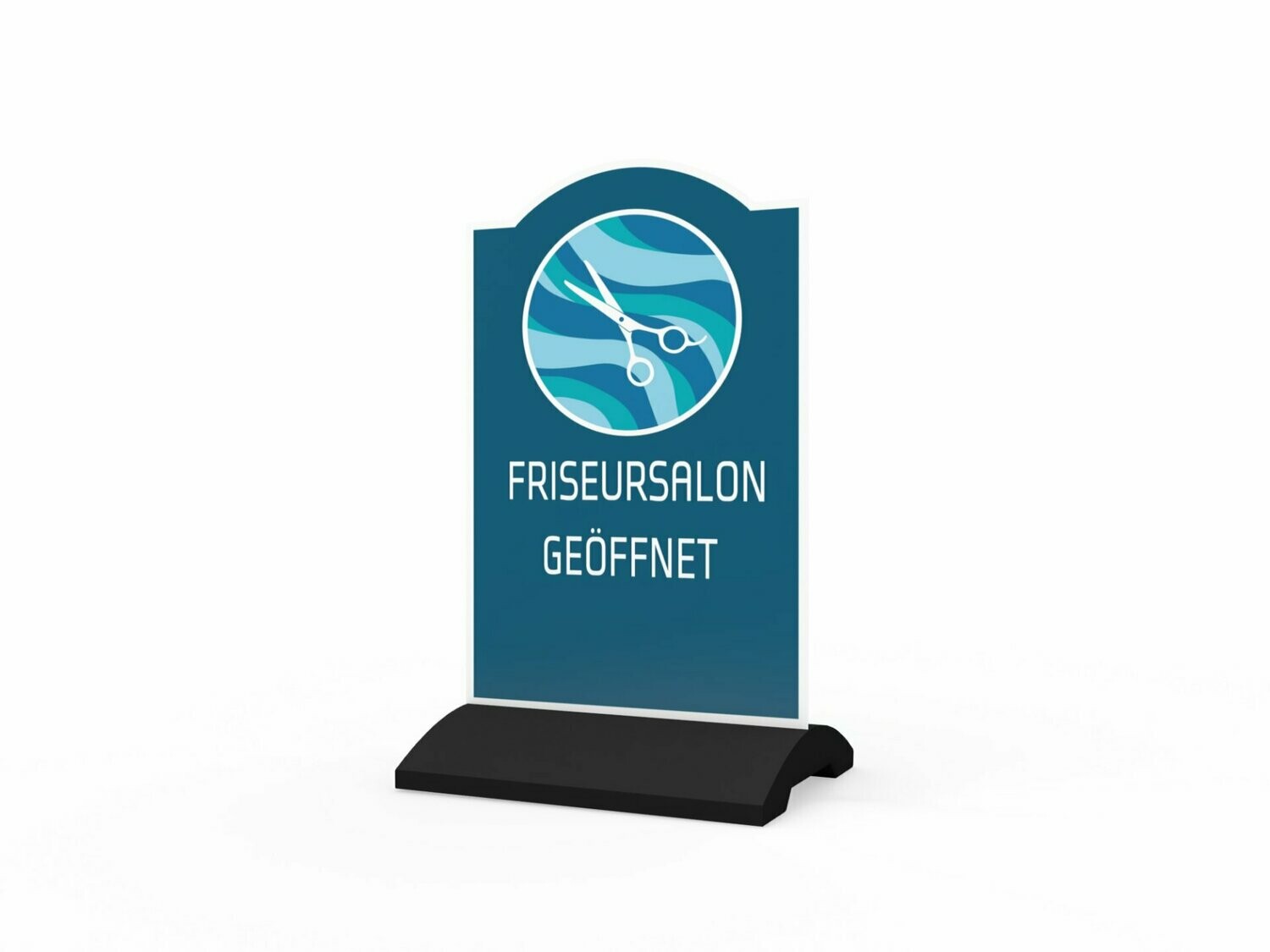 Werbeaufsteller, Friseursalon, 600 x 1150 mm