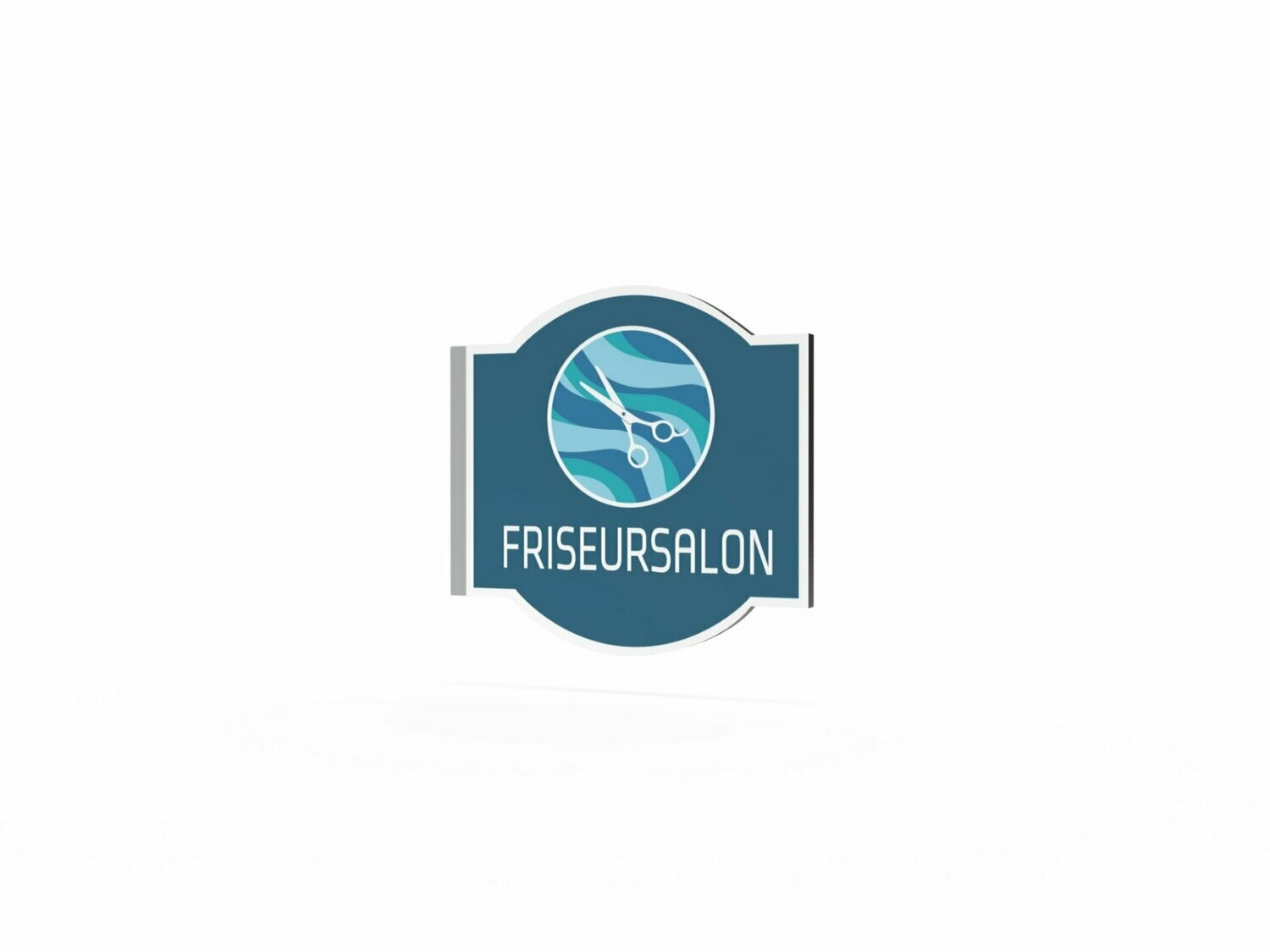 Werbeausleger, Friseursalon, 630 x 600 mm