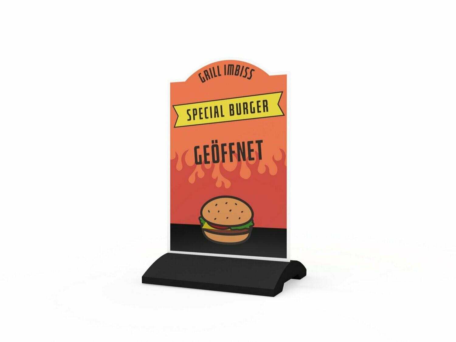 Werbeaufsteller, Special Burger, 600 x 1150 mm