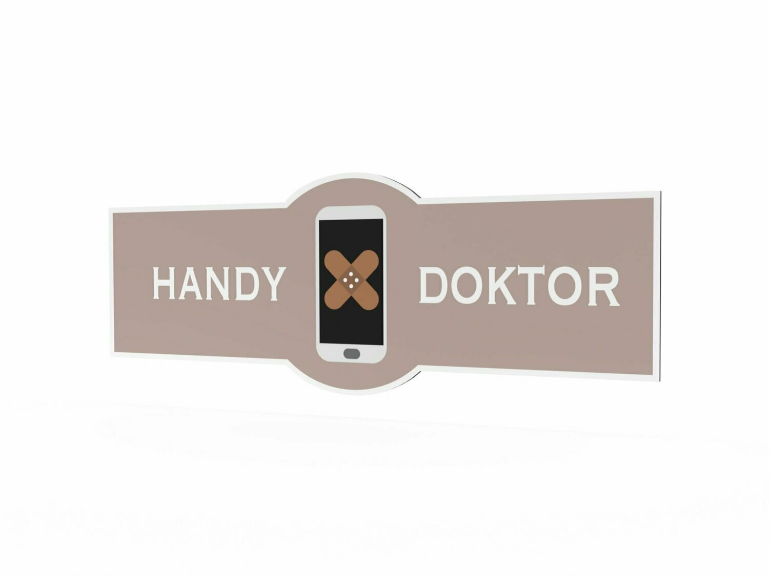 Werbeschild, Handy Doktor, 1600 x 600 mm