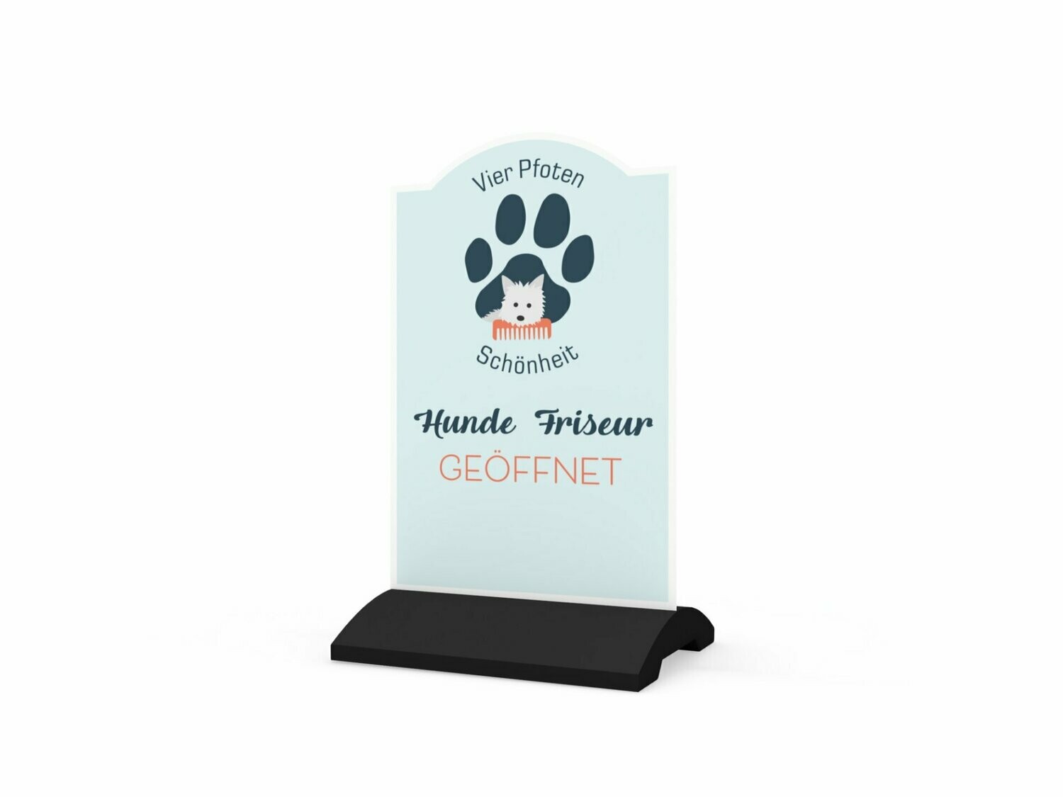 Werbeaufsteller, Hundefriseur, 600 x 1150 mm