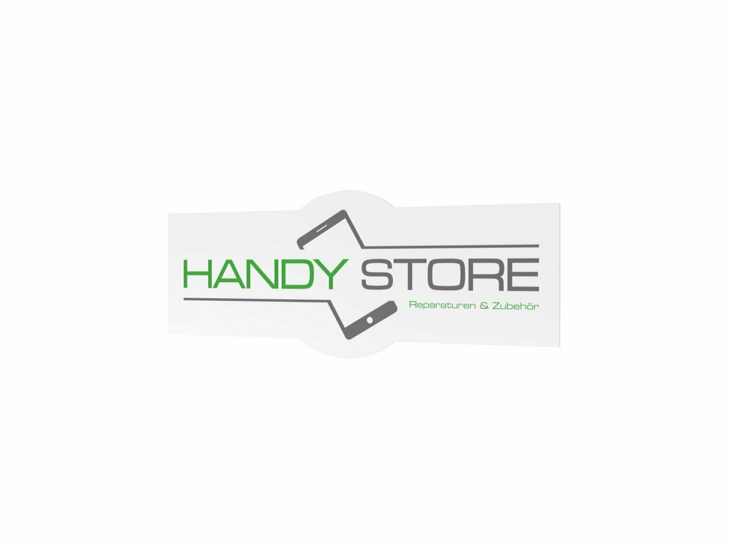 Werbeaufkleber, Handy Store, 1200 x 475 mm